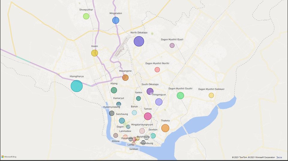 Outlet Distirbution Map in Power BI